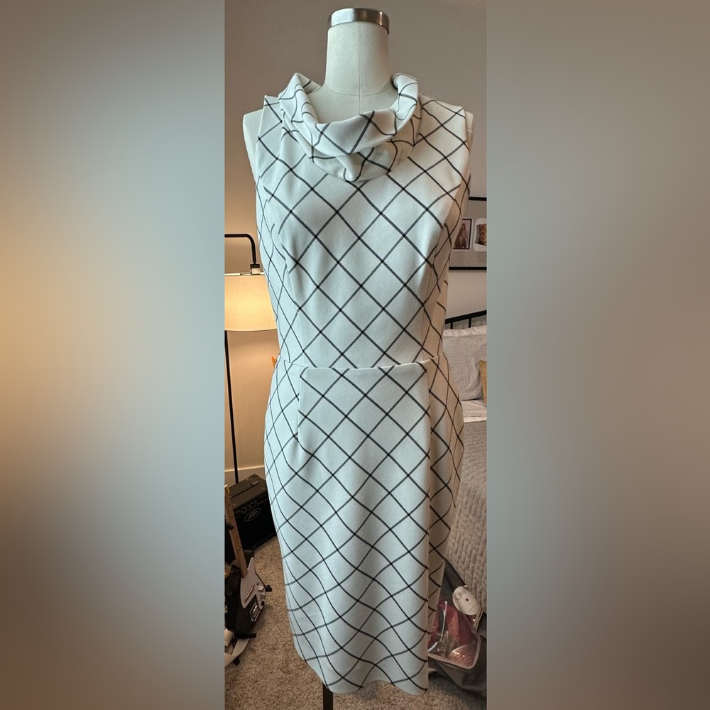 Elegant Checkered Dress